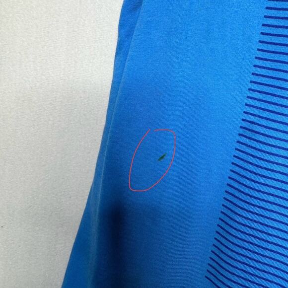 NIKE / blue white Just Do It logo scoop neck t-shirt / L - Picture 4 of 8